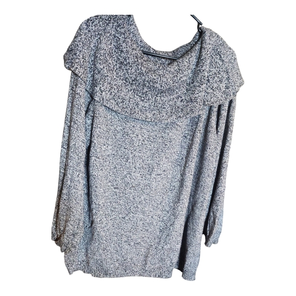 Catherines Gray  Off the Shoulder  Sweater Size 1x 18/20 - Picture 1 of 3